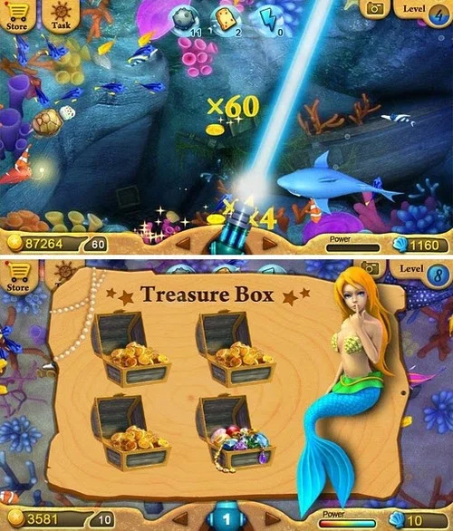 3D捕鱼玩法，立体深海视觉